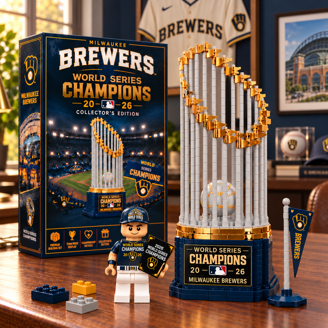 Milwaukee Brewers World Series Champions 2026 Building Set – Collector's Edition ⚾🏆