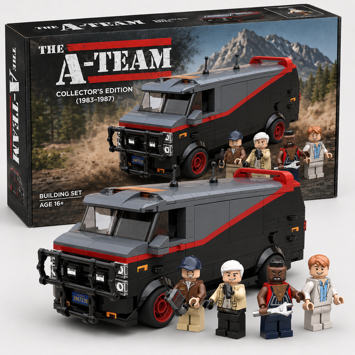 The A-Team Van & Crew Building Block Set – DripzyGift