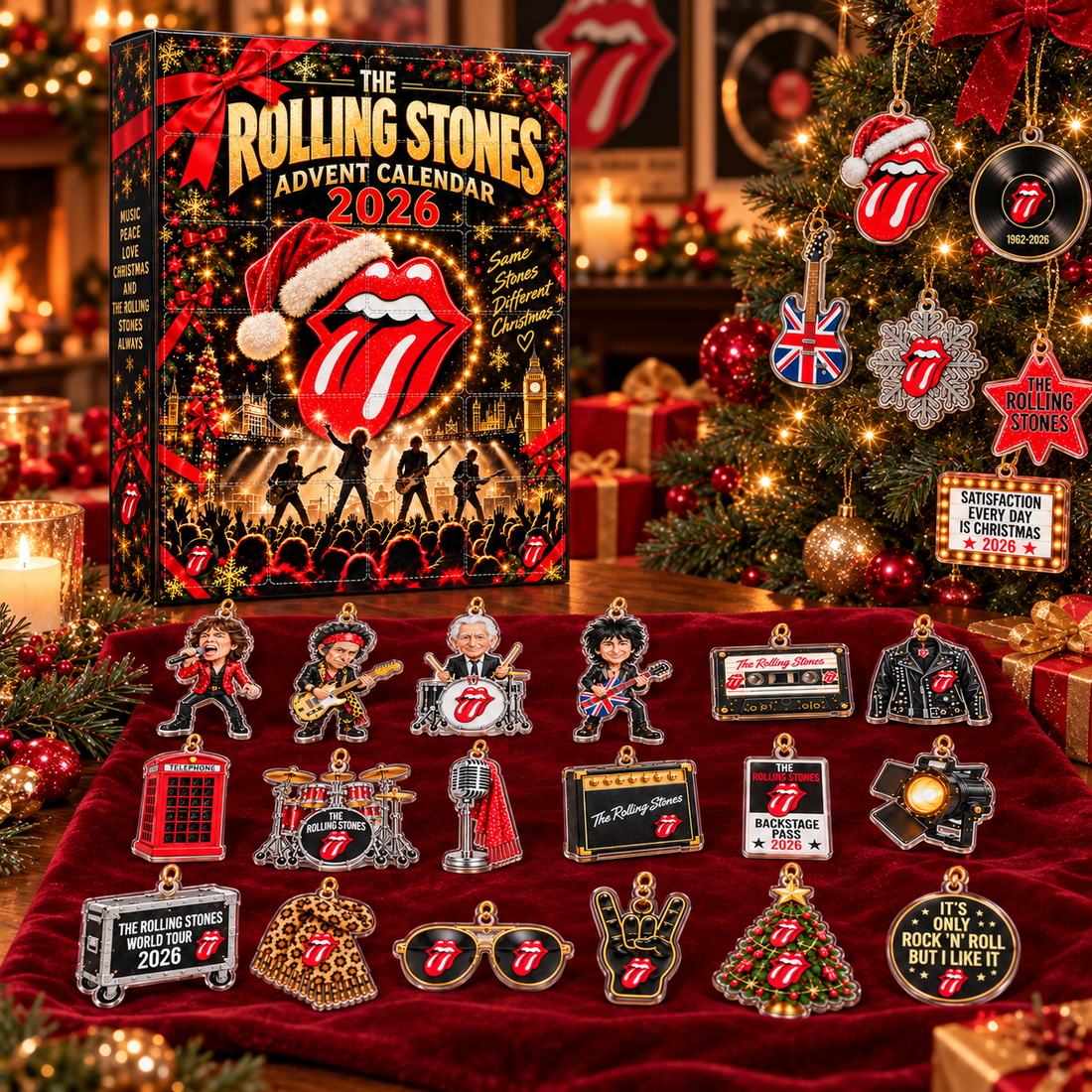 The Rolling Stones 2026 Advent Calendar – 24 Days of Rock 'n' Roll Christmas Magic 🎸