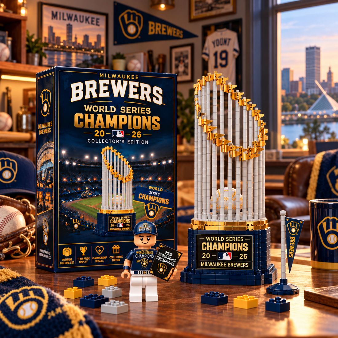 Milwaukee Brewers World Series Champions 2026 Building Set – Collector's Edition ⚾🏆