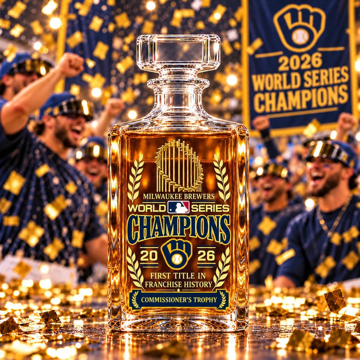 Milwaukee Brewers 2026 World Series Champions Decanter - 350/750 ml ...