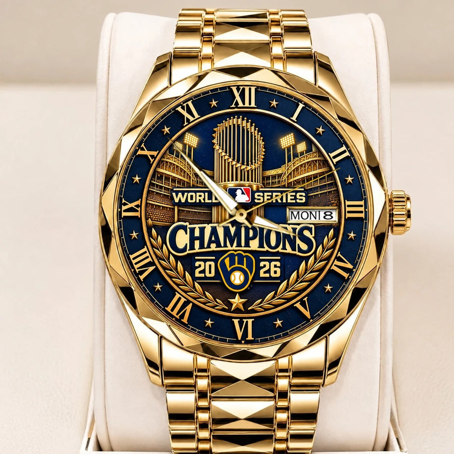 Milwaukee Brewers 2026 World Series Champions Watch - Quartz – DripzyGift