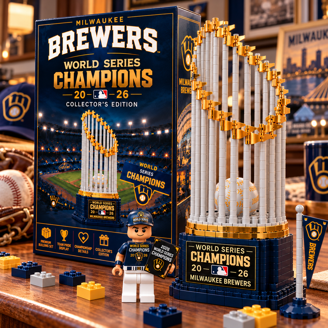 Milwaukee Brewers World Series Champions 2026 Building Set – Collector's Edition ⚾🏆
